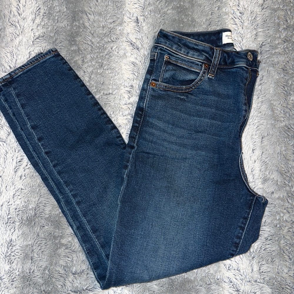 Abercrombie and Fitch the super skinny ankle high rise jeans